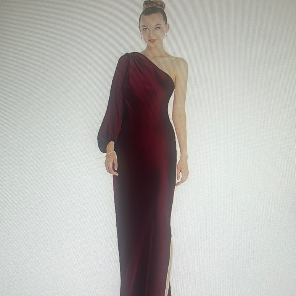 NWT Social one shoulder dress.  Size Medium 8-10